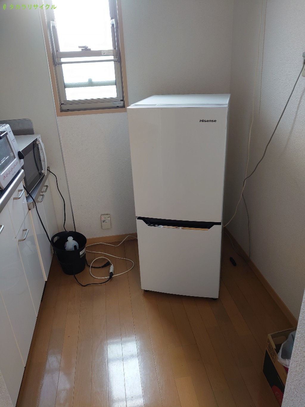 【大洲市東大洲】冷蔵庫・電子レンジの処分・回収のご依頼者さま